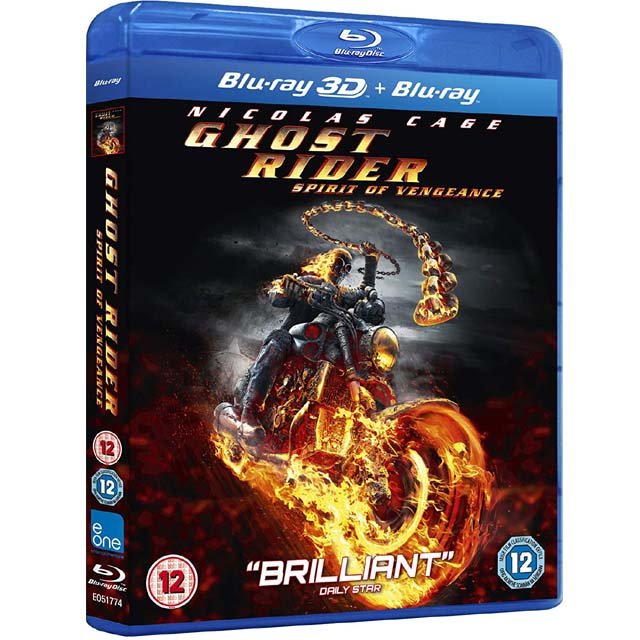 1282-bd3d Ghost Rider: Spirit of Vengeance (Blu-ray 3D) - Image 1