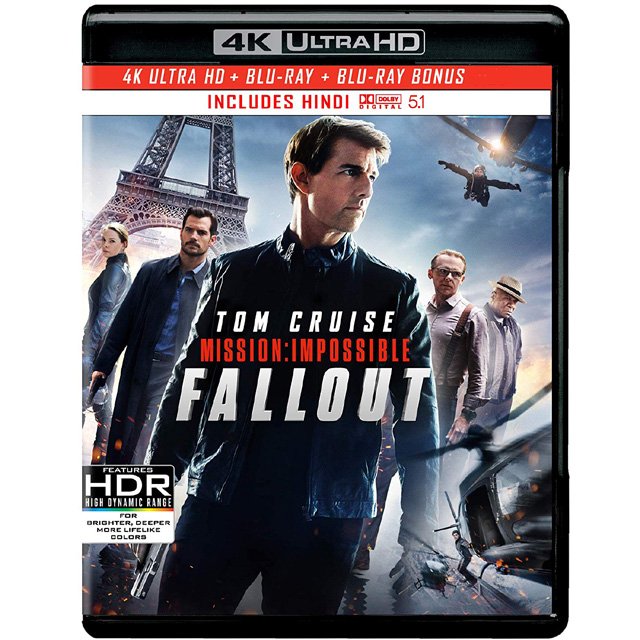 2027-4k Mission: Impossible 6 - Fallout (4K UHD + HD) - Image 1
